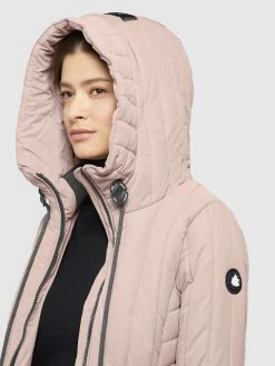 Khujo Overgangsfrakker Overgangsfrakke Jerry Kvinder Gammelrosa -Khujo Salgsbutik 05850f60f0e0523bd03291b2e59e6e49