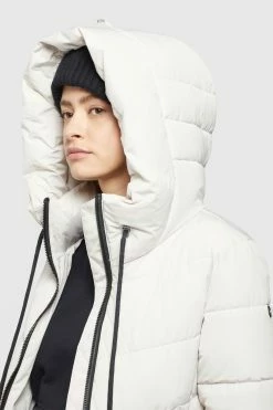 Khujo Overgangsfrakker Overgangsfrakke Klayd Kvinder Offwhite -Khujo Salgsbutik 05f1133aec7c8fa2e24deaf9f7384eb1