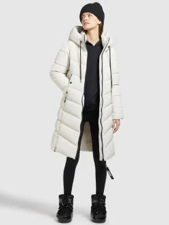 Khujo Overgangsfrakker Overgangsfrakke Klayd Kvinder Offwhite -Khujo Salgsbutik 073349ea121383141abd5a6d7bdee7a9