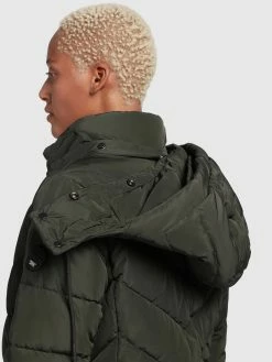 Khujo Korte Frakker Vinterfrakke Cups Kvinder Mørkegrøn -Khujo Salgsbutik 0741b8717f0c5568c380d1b09ccbdf2f