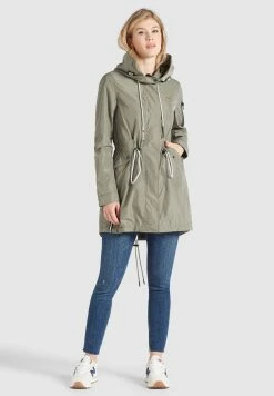 Khujo Parka Overgangsparka CATHARINA Kvinder Khaki -Khujo Salgsbutik 08ba288cf82e2d9c9864391f3bf71da3
