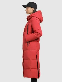 Khujo Overgangsfrakker Overgangsfrakke Melona Kvinder Rød -Khujo Salgsbutik 09dea1697e0191a8d7e48396dfeaea3c