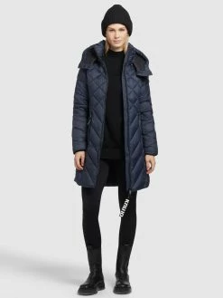 Khujo Overgangsfrakker Overgangsfrakke Aneth Kvinder Navy -Khujo Salgsbutik 0a27ad3df79d35bc8d3519a46d78c5cc