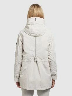 Khujo Overgangsjakker Overgangsjakke CAIMA Kvinder Lysegrå -Khujo Salgsbutik 0adc19603214f532a376d19ef1042c04