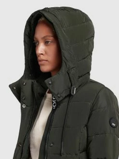 Khujo Korte Frakker Vinterfrakke Cups Kvinder Mørkegrøn -Khujo Salgsbutik 1445bab07def79a4638247c1d4856f73