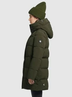 Khujo Korte Frakker Vinterfrakke Wente Kvinder Khaki -Khujo Salgsbutik 146de751db3ba2f5b6d87c8275b21456