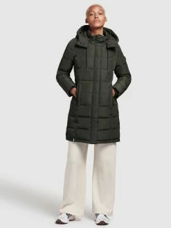 Khujo Korte Frakker Vinterfrakke Cups Kvinder Mørkegrøn -Khujo Salgsbutik 204bd06e80aba3f628643f9e0fa51045