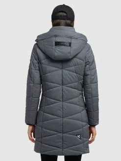 Khujo Overgangsfrakker Overgangsfrakke Fitt Light Kvinder Mørkegrå -Khujo Salgsbutik 210aba56df1f2d8af95c22bcd5915e67