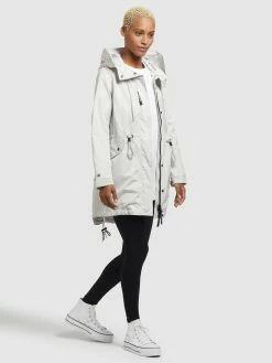 Khujo Parka Overgangsparka Dayes Kvinder Offwhite -Khujo Salgsbutik 24b125c1985323caebdb389c39656691