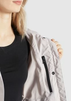 Khujo Korte Frakker Overgangsfrakke Elmyra2 Kvinder Lysegrå -Khujo Salgsbutik 2a58340e44ae6fec3cd9bf4834ee4288