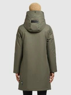 Khujo Overgangsfrakker Overgangsfrakke LISAD Kvinder Khaki -Khujo Salgsbutik 2d97fecdb93a8f8cf7ef836f59d38569