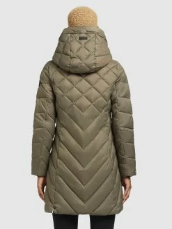 Khujo Overgangsfrakker Overgangsfrakke Aneth Kvinder Khaki -Khujo Salgsbutik 2fe3511dafd1bf5fe198a029693261e7