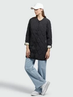 Khujo Overgangsfrakker Overgangsfrakke SIRA Kvinder Sort -Khujo Salgsbutik 352831d148bd2fcd530adf1252c57dac