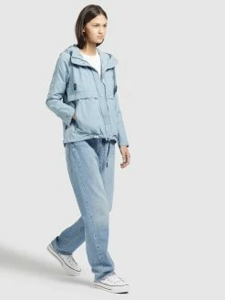 Khujo Overgangsjakker Overgangsjakke ZAHIRA3 Kvinder Lyseblå -Khujo Salgsbutik 404a09a0071113f9cfdb991997dbce89