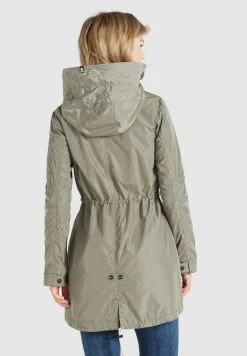 Khujo Parka Overgangsparka CATHARINA Kvinder Khaki -Khujo Salgsbutik 46b6c7453757beb54d4e22523854cebb
