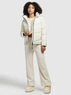 Khujo Vinterjakker Vinterjakke Monty 2 Kvinder Offwhite -Khujo Salgsbutik 489408531406687b57281ca60f291c14