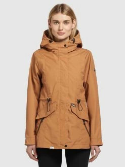 Khujo Parka Overgangsparka FELINA Kvinder Camel -Khujo Salgsbutik 4b70703f22ebd8c67cd8e717e5d0795d