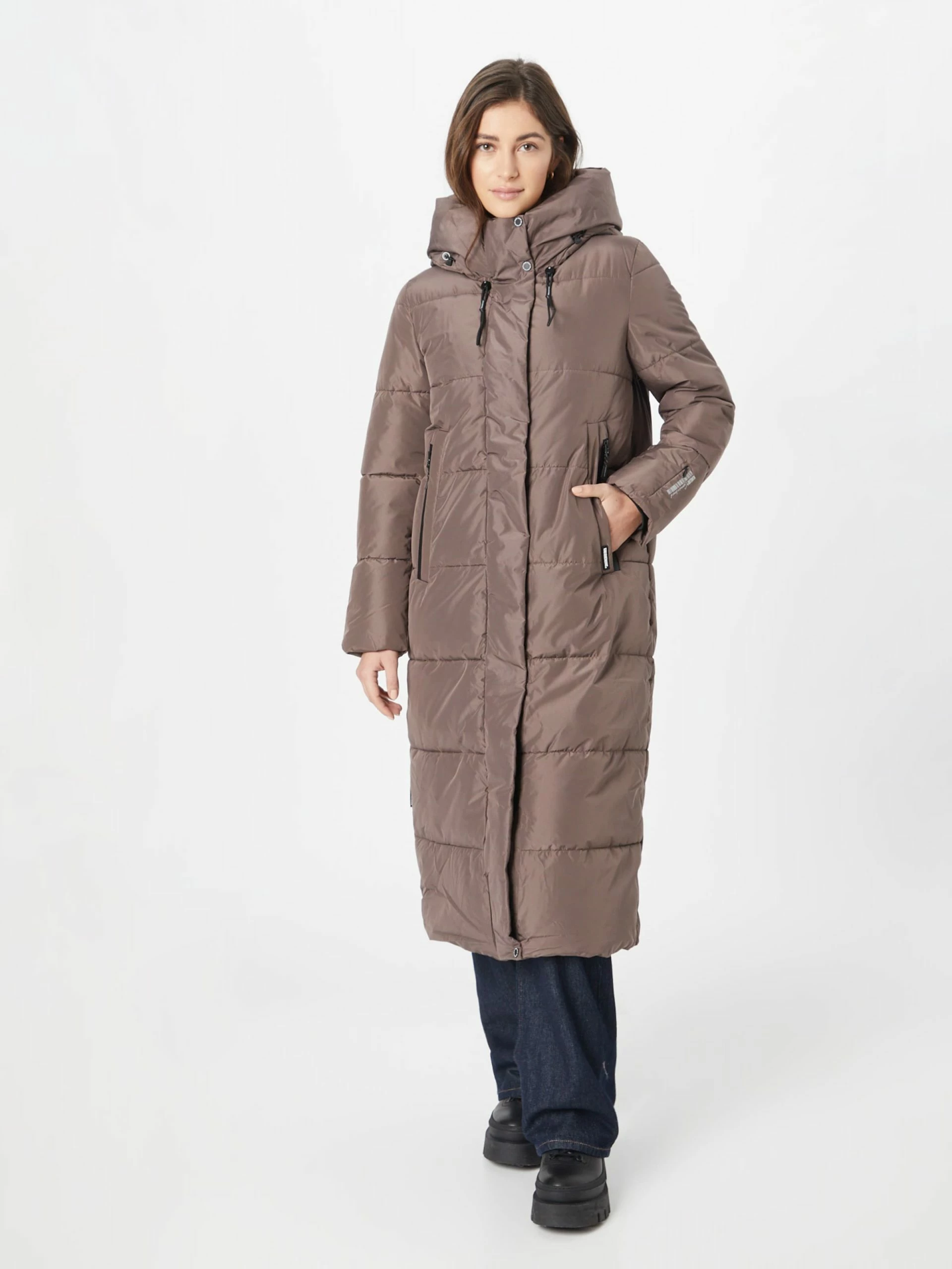 Khujo Overgangsfrakker Overgangsfrakke Soulani Kvinder Taupe 2 Khujo Overgangsfrakker Overgangsfrakke Soulani Kvinder Taupe - Image 2