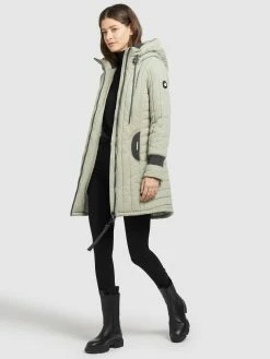 Khujo Overgangsfrakker Overgangsfrakke Jerry Kvinder Mint -Khujo Salgsbutik 4f568d6a8fb16f74956dda975b79a048