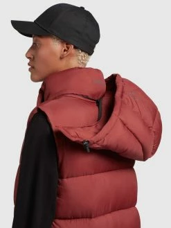 Khujo Veste Vest Magneta Kvinder Rustrød -Khujo Salgsbutik 50f2fbc77f7e0080cebac7c775125005