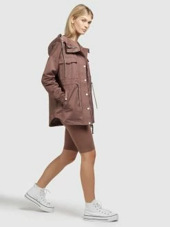 Khujo Overgangsjakker Overgangsjakke PRAYATA Kvinder Brun -Khujo Salgsbutik 54793b633b88020bbb0217d764e470c2