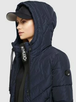 Khujo Overgangsfrakker Overgangsfrakke Mugg Kvinder Navy -Khujo Salgsbutik 559f5813a7e2268b65442de42e885a5a