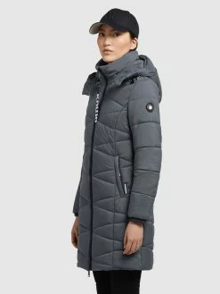 Khujo Overgangsfrakker Overgangsfrakke Fitt Light Kvinder Mørkegrå -Khujo Salgsbutik 57d7c032413bacb10167f69d5a4dd514