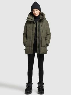 Khujo Vinterjakker Vinterjakke Leviani Kvinder Mørkegrøn -Khujo Salgsbutik 598c657f896ca3d3011c1d1cee896255