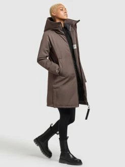 Khujo Overgangsfrakker Overgangsfrakke Lisad Kvinder Mokka -Khujo Salgsbutik 6084a0a231b77d4b0e68a48739ff7e7d