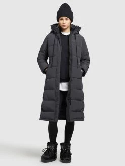 Khujo Vinterfrakker Vinterfrakke Rugg Kvinder Grafit -Khujo Salgsbutik 63ae57a4b9dbdf40705c3d0bfc579f60