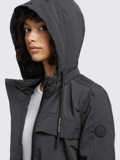 Khujo Overgangsfrakker Overgangsfrakke Voya3 Kvinder Sort -Khujo Salgsbutik 6b10aa23c0bc1d83961cf4bda9d185ac