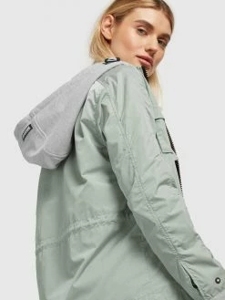 Khujo Overgangsjakker Overgangsjakke FLAMES Kvinder Pastelgrøn -Khujo Salgsbutik 6b10ea9e49db3f9b9701f4685c129269