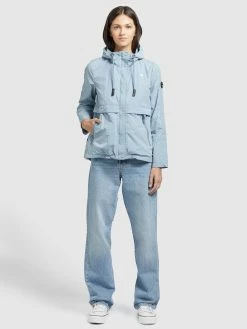 Khujo Overgangsjakker Overgangsjakke ZAHIRA3 Kvinder Lyseblå -Khujo Salgsbutik 6e8b9e2ef6a35f5960939126e671df78