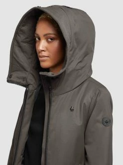 Khujo Overgangsfrakker Overgangsfrakke LISAD Kvinder Mørkegrå -Khujo Salgsbutik 73b12bdd50836855480dfc6705641d6d