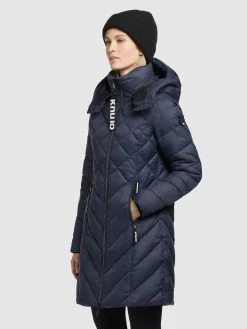 Khujo Overgangsfrakker Overgangsfrakke Aneth Kvinder Navy -Khujo Salgsbutik 73ea76deeb18c2991901515973d71575