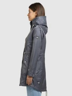 Khujo Parka Overgangsparka ONDA2 Kvinder Dueblå -Khujo Salgsbutik 79bb13900fb2cbf95d05866b608da89d