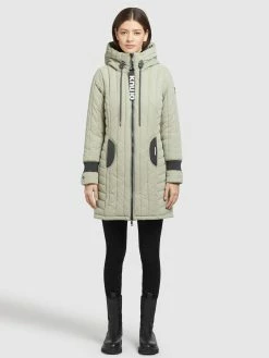 Khujo Overgangsfrakker Overgangsfrakke Jerry Kvinder Mint -Khujo Salgsbutik 7b1a0f45e4ade12064b001b920ded87e