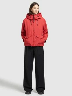 Khujo Overgangsjakker Overgangsjakke BLAIR Kvinder Rød -Khujo Salgsbutik 7be508db224fc49935a776311458731e