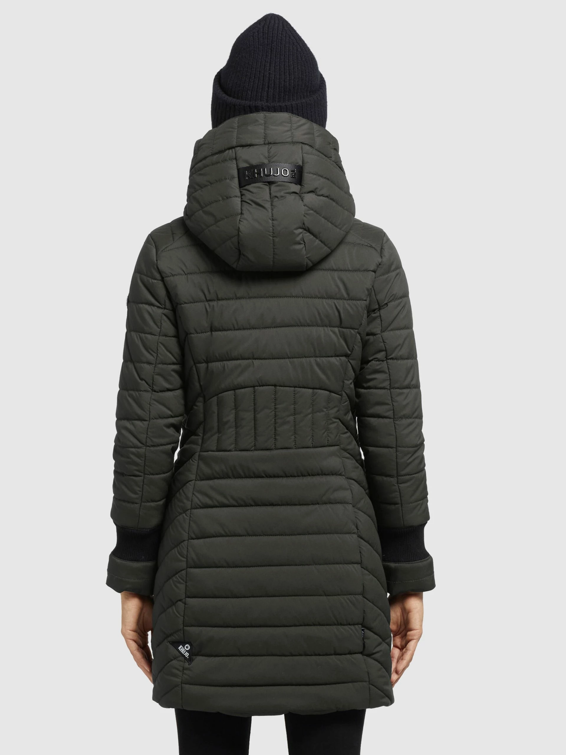 Khujo Vinterfrakker Vinterfrakke Nita Kvinder Khaki 4 Khujo Vinterfrakker Vinterfrakke Nita Kvinder Khaki - Image 4