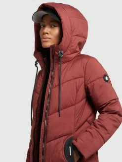 Khujo Overgangsfrakker Overgangsfrakke Aribay Kvinder Rustrød -Khujo Salgsbutik 834eeea42530509a149d302c10099e22