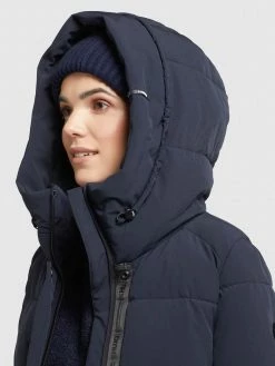 Khujo Korte Frakker Vinterfrakke Wente Kvinder Mørkeblå -Khujo Salgsbutik 8684c5e4629a6cb85d8b74ff3550e2be