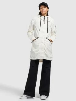 Khujo Overgangsfrakker Overgangsfrakke Games2 Kvinder Hvid -Khujo Salgsbutik 873c313906e638f571337d74d7891b0a