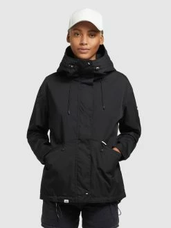 Khujo Overgangsjakker Overgangsjakke FRIPS Kvinder Sort -Khujo Salgsbutik 87583db2ec887576248e86a48449b907