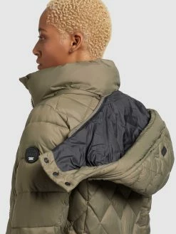 Khujo Overgangsfrakker Overgangsfrakke Aneth Kvinder Khaki -Khujo Salgsbutik 87d98d5d907aa0d6fd206270f61f9b4a