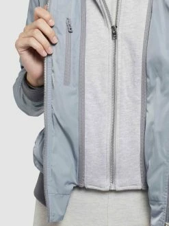 Khujo Overgangsjakker Overgangsjakke PERSEE Kvinder Lyseblå / Grå -Khujo Salgsbutik 8b353014099c8ef20bf9ca3bf413f6ad