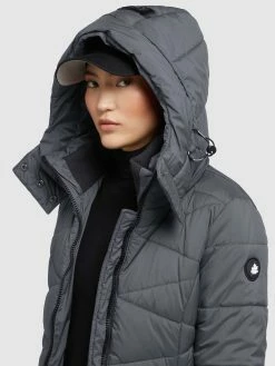 Khujo Overgangsfrakker Overgangsfrakke Fitt Light Kvinder Mørkegrå -Khujo Salgsbutik 959775e15a869d9e0a85823ab0496e27