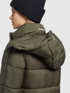 Khujo Vinterfrakker Vinterfrakke Julina Kvinder Khaki -Khujo Salgsbutik 9ede68e07f08599f7dd7632ed1a19b56