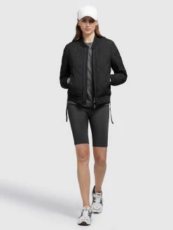 Khujo Overgangsjakker Overgangsjakke Leona Kvinder Sort -Khujo Salgsbutik 9fec86cd210023237489b4b7d7761a55