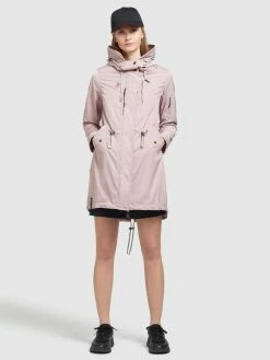 Khujo Parka Overgangsparka DAYES Kvinder Pink -Khujo Salgsbutik a44beb1b59b255a3aa4014d36174a5df