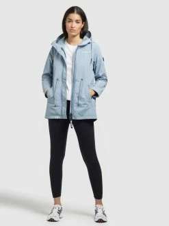 Khujo Overgangsjakker Overgangsjakke CAIMA Kvinder Lyseblå -Khujo Salgsbutik a69e697c359678c6d09d398cec4f3ea0